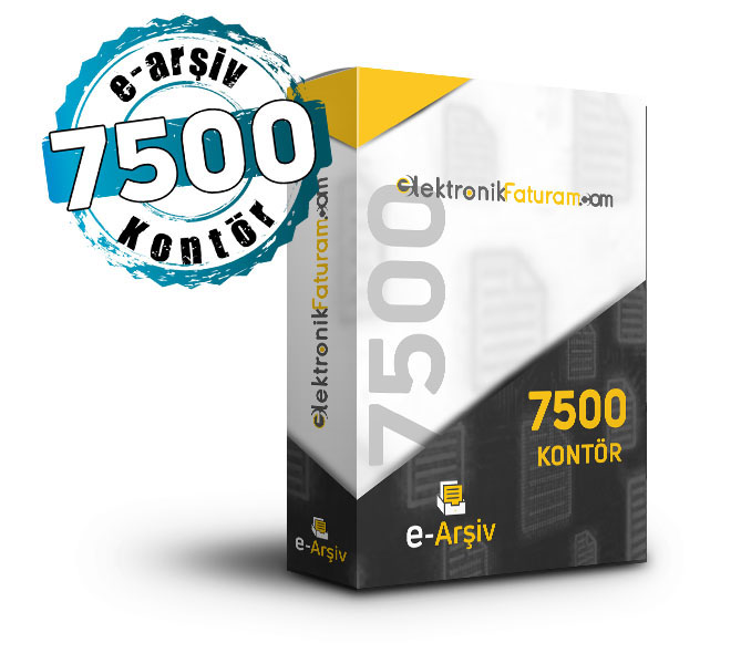e-arsiv-7500-kontor 7500 e-arşiv kontörü